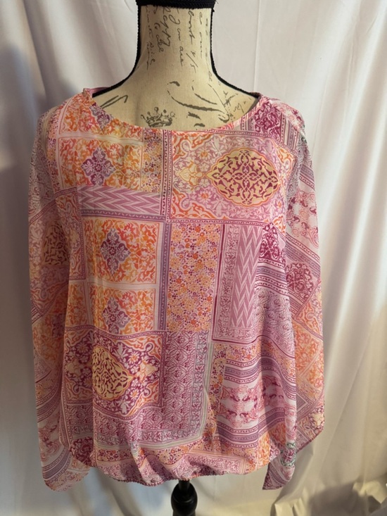 Chico's Tops - Chicos Women's Pink poncho with tank inside